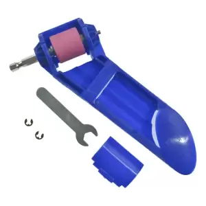 Taladro Azul Con Hebilla De Llave Y 3 Piedras De Afilar, Por