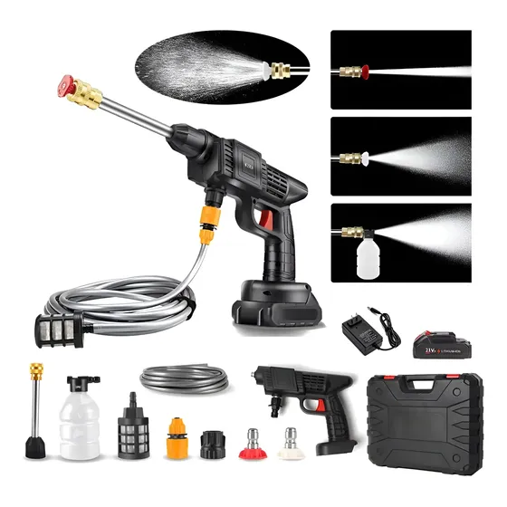 Pistola Hidrolavadora Inalámbrica 48V para Auto 1 Pistola Hidrolavadora Inalámbrica 48V para Auto