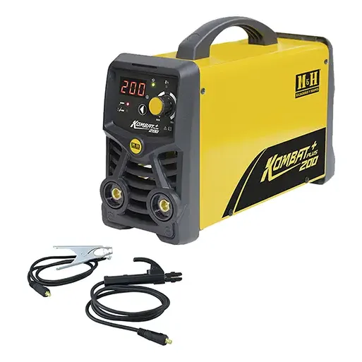 Soldadora MYH Kombat 200 Plus Inverter Amarilla 1 Soldadora MYH Kombat 200 Plus Inverter Amarilla