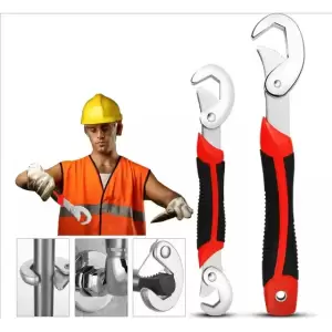 Llave Inglesa Ajustable 9 a 32 mm Juego x2