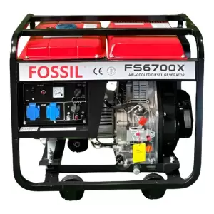 Generador Eléctrico Diesel 5KVA Partida y Ruedas