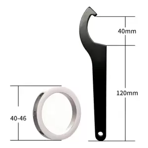 Llave Inglesa Curva Con Orificio Para Colgar