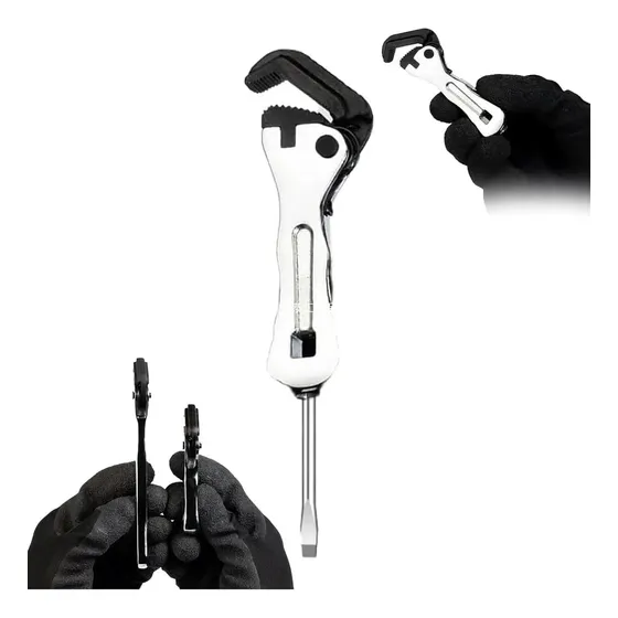Llave Inglesa Ajustable Micro Stubby 2 en 1 Compacta 1 Llave Inglesa Ajustable Micro Stubby 2 en 1 Compacta