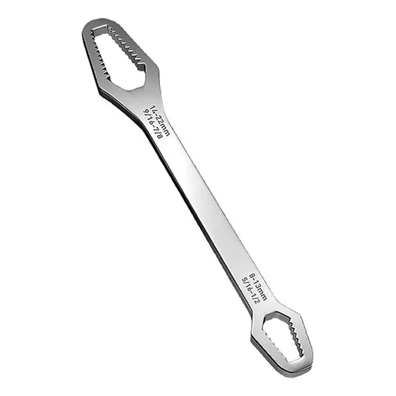 Llave Inglesa Plateada De Doble Cabeza 1 Llave Inglesa Plateada De Doble Cabeza