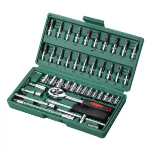 Set 46 Llaves de Tubo Mecánico y Llaves Allen