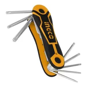 Juego 8 Llaves Allen Torx Ingco T9-T40