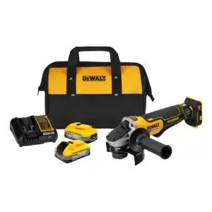 Kit Esmeril DeWalt 4-1/2" 20V + 2 Baterías Powerstack 5Ah