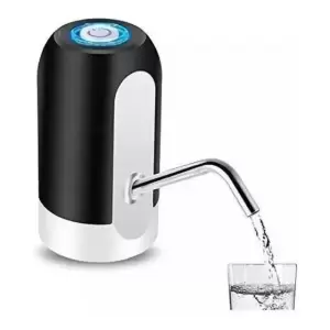 Bomba de Agua Dispensadora Bidón USB Negra