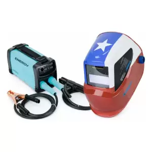 Soldadora Inverter Mma Energy 140a Celeste + Máscara