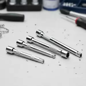 Set Extensión Conectores Cromo y Llaves Allen