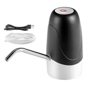 Dispensador de Agua Automático USB Recargable Negro