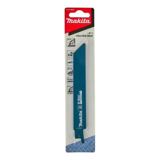 Sierra Sable Makita 152m 18d Bit 1.5-4mm P/ Metal D-51633 X2 1 Sierra Sable Makita 152m 18d Bit 1.5-4mm P/ Metal D-51633 X2