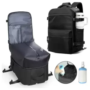 Mochila Expandible con Bomba Eléctrica para Viaje