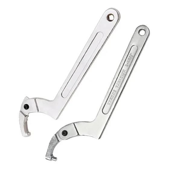 Llave Inglesa de Gancho Ajustable Alta Resistencia 1 Llave Inglesa de Gancho Ajustable Alta Resistencia
