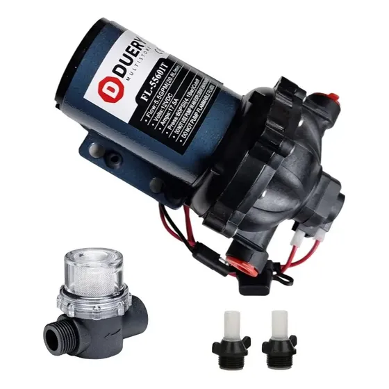 Bomba de Agua 12V 20.8L/MIN 60PSI FL-55601T 1 Bomba de Agua 12V 20.8L/MIN 60PSI FL-55601T