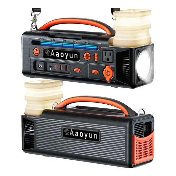Generador Eléctrico Aaoyun 300W 296Wh Solar Portátil 1 Generador Eléctrico Aaoyun 300W 296Wh Solar Portátil