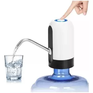 Bomba de Agua Dispensador Automático Recargable Blanco