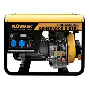 Generador Eléctrico Diesel Flowmak 5KW LDG6500KE 220V