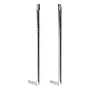 Juego Llaves Torx de Seguridad Brazo Largo x2