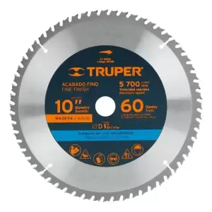 Sierra Circular Truper P/madera 10 X60 Dts. #st-1060e -trup