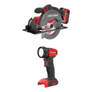 Kit De Sierra Circular Inalámbrica Craftsman V20 De 6 1/2 Pu