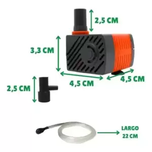 Bomba de Agua para Fuente 300L/H Acuario