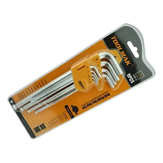 Kit Llaves Allen Hexagonales Toolmak 9 Piezas 1 Kit Llaves Allen Hexagonales Toolmak 9 Piezas