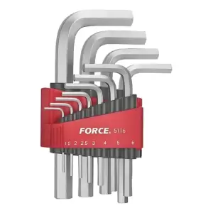 Juego 11 Llaves Allen 1.5-12mm Force Cromado