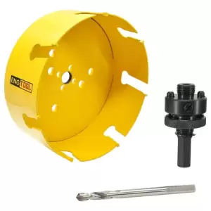 3 Sierras Tct De 159 Mm Punta De Carburo + Eje Hexagona...