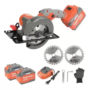 Minisierra Circular Inalámbrica De 20 V, 6700 Rpm, Hoja De 4