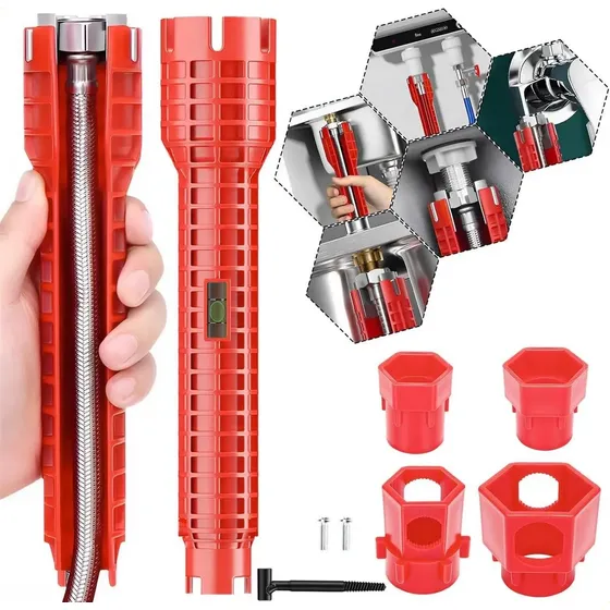 Llave Inglesa Multifunción 14 en 1 para Grifos 1 Llave Inglesa Multifunción 14 en 1 para Grifos