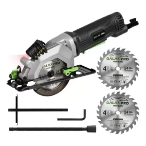 Sierra Circular Galax Pro De 4 Amperios Y 3500 Rpm Con Guia