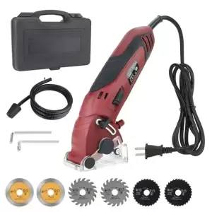 Sierra Mini Circular Con Cable, 400w 110v 3400rmp Multifunci
