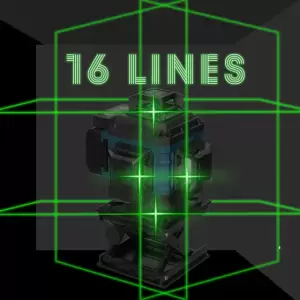 Nivel Laser 16 Líneas Autonivelante 3° Multifunción