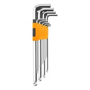 Set Llaves Allen Hexagonales Ingco 9 Pz HHK12092