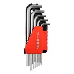 Juego de Llaves Allen 12 Pzas Pulgadas Yato