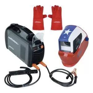 Soldadora 200A Inverter + Máscara Fotosensible Gladiator