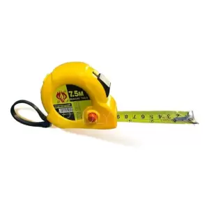 Huincha de Medir 7.5m x 20mm Amarilla / Medición Lineal