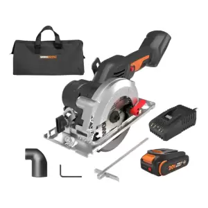 Sierra Circular Worx Nitro 20v Sin Escobillas 4-1/2 Inalámbr