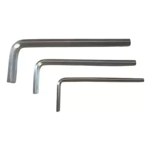 Pack 3 Llaves Allen 2, 3 y 4mm Galvanizadas
