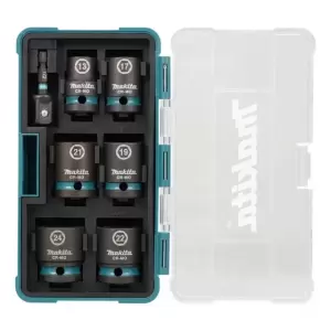 Set Dados De Impacto 1/2-50mm 7 Piezas E-16592 Makita