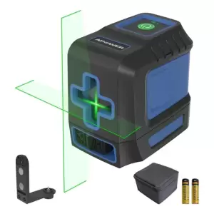 Nivel Láser Apower Cruzado Verde Alto Rendimiento