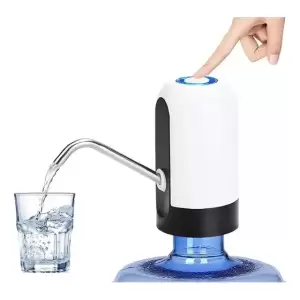 Bomba de Agua Dispensador USB Blanco y Negro