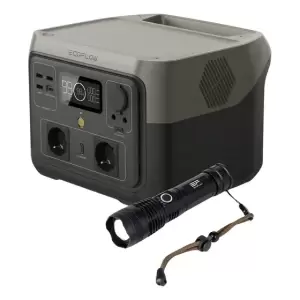 Generador Eléctrico EcoFlow River 2 Max 512Wh + Linterna