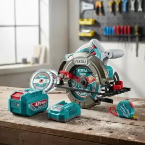 Sierra Circular Inalámbrica Total 42v - Motor Brushless, Sin