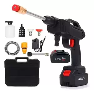 Hidrolavadora Portátil 98V con 2 Baterías para Auto