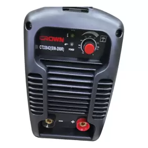 Maquina De Soldar Crown 200amp Inverter Gris Y Negro