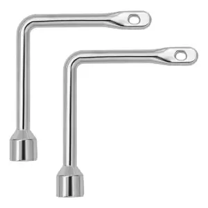 Llave Inglesa Plateada para Herramientas Eléctricas