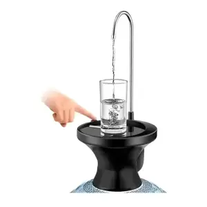 Bomba de Agua Dispensador Recargable Negro