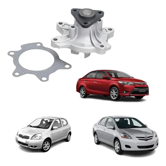 Bomba de Agua Toyota Yaris 1.5 1999-2017 1 Bomba de Agua Toyota Yaris 1.5 1999-2017